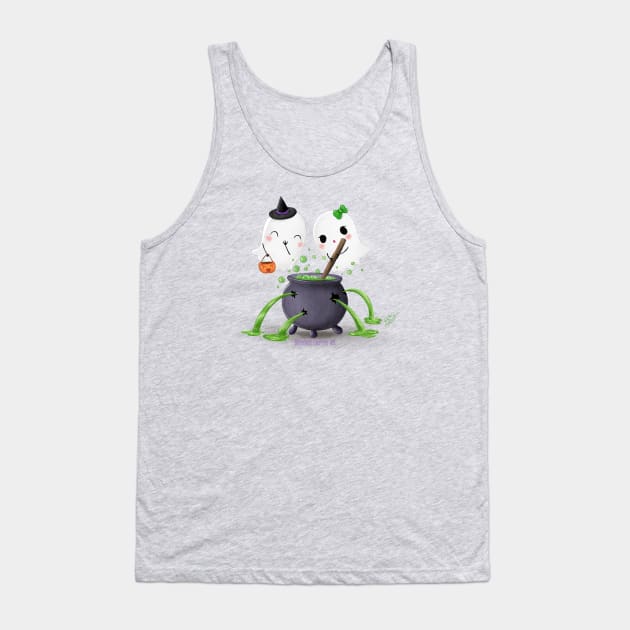 Funny Ghosts Tank Top by belizabethg